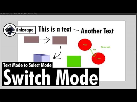 Inkscape - Text mode to select mode | Ravi Sagar
