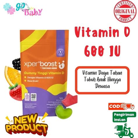 Jual Expert Boost - Gummy Vitamin D 600 IU Anak dan Dewasa - 30 Gummies ...