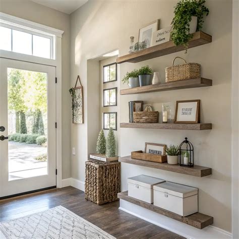 15 Stunning Staggered Floating Shelves Ideas for Modern Walls - Lawn ...