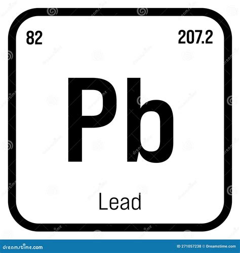 Lead, Pb, Periodic Table Element Royalty-Free Stock Image ...
