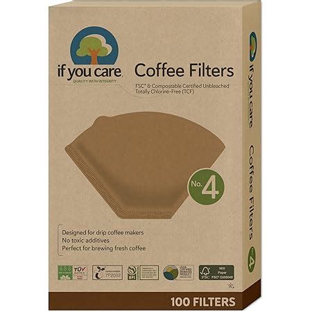 Unbleached Coffee Filters, #4 cone, 100 count. : Amazon.in: Home & Kitchen