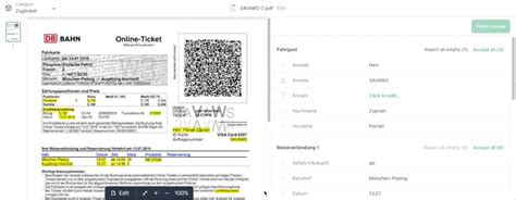 Reviewing the extracted information - Konfuzio Guide