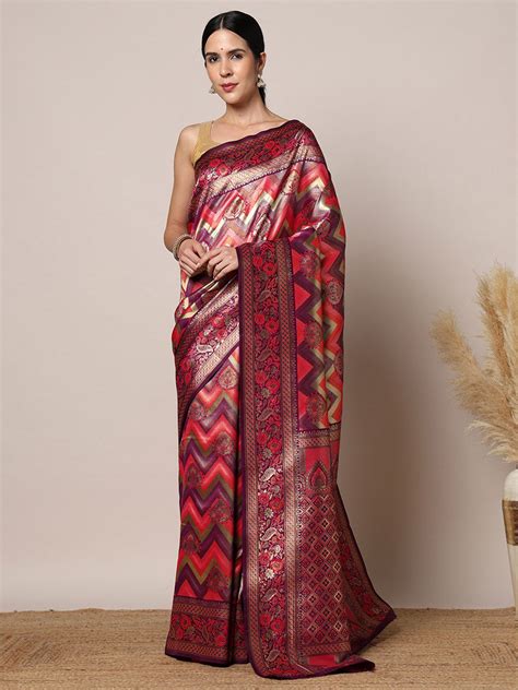 Woven Design Art Silk Saree – Meenabazaar