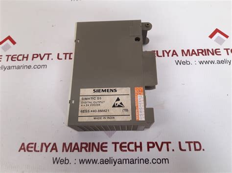 Siemens Simatic S5 6Es5 440-8Ma21 Digital Output Module 4X24 Vdc/2A ...