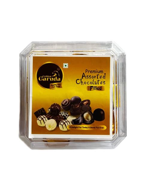 Golden Garuda Premium Filled Assorted Chocolates-180g(Milk with Crunchy ...