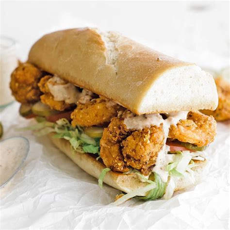 New Orleans Shrimp Po Boy Sandwich Recipe | Recipe Cart