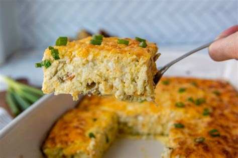 Egg Green Chile Casserole - Easy, No Prep Egg Puff Bake