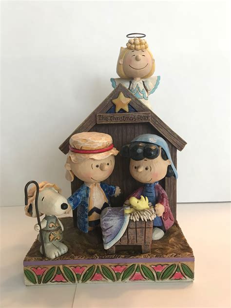 2017 Peanuts Nativity Jim Shore | Snoopy images, Nativity set, Nativity ...