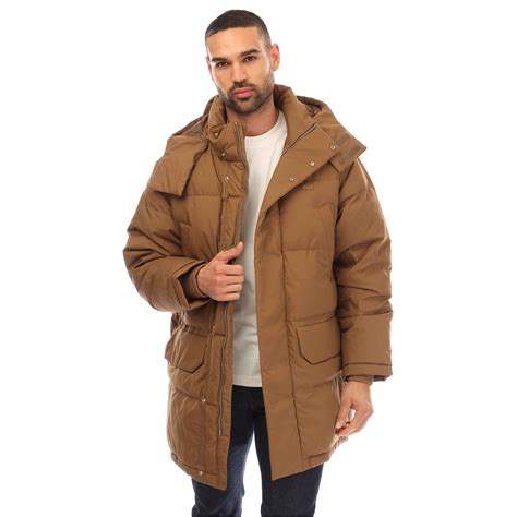 Lacoste | Mens Long Puffer Coat | Leafy | SportsDirect.com