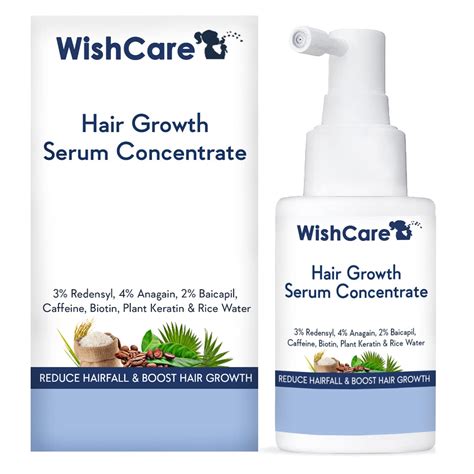 Buy WishCare Hair Growth Serum Concentrate - 3% Redensyl, 4% Anagain, 2 ...