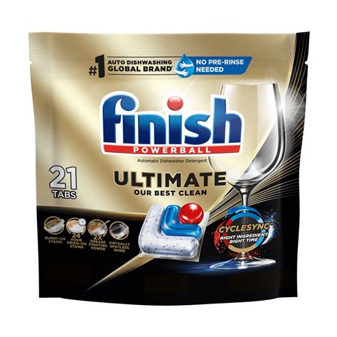 Finish Ultimate Dishwasher Detergent - 21 Count - Dishwashing Tablets ...