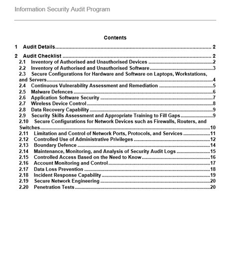 Image result for Security Audit Program