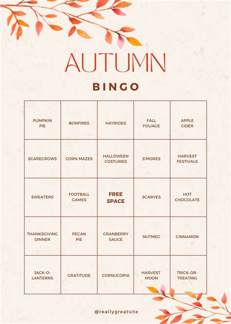 Personalized Baby Bingo Cards Template