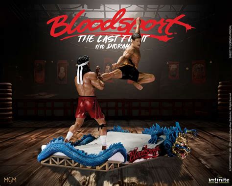 Frank Dux vs. Chong Li Statue 1/10 The Last Fight, Bloodsport, 27 cm ...