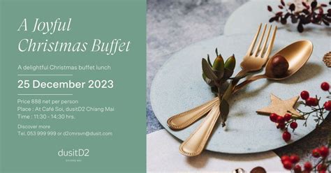 A Joyful Christmas Buffet, dusitD2 chiang mai, 25 December 2023 | AllEvents
