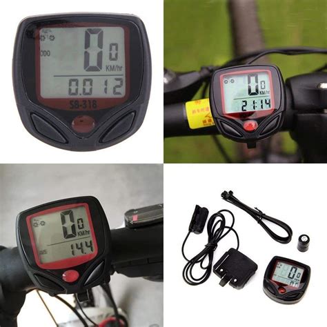 Buy Lista 14 Function Waterproof Bicycle Computer Odometer Speedometer ...