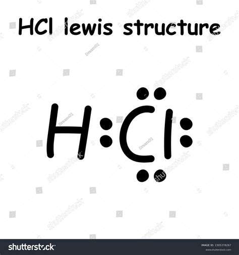Lewis Electron Dot Structure Molecule Hydrogen Stock Vector (Royalty ...