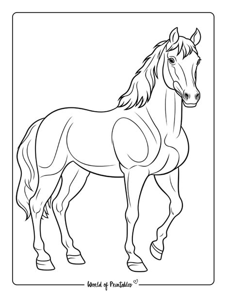 Horse Printables Coloring Pages