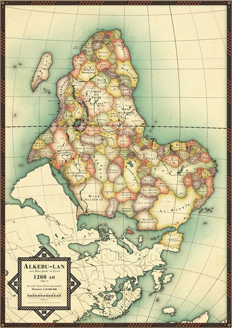 Scramble for africa hand drawn map – Artofit