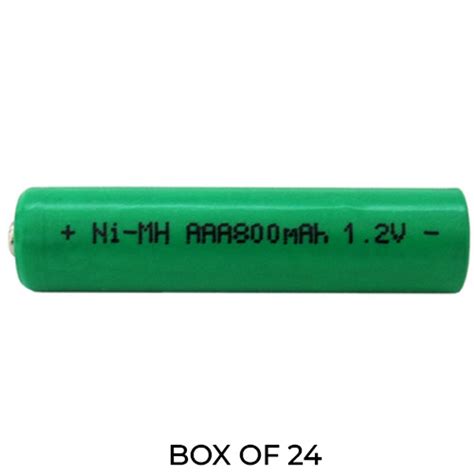 24-Pack AAA NiMH 800 mAh 1.2 Volt Batteries