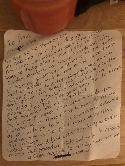 [Spanish>English] Found this note in an apartment my wife and I just ...