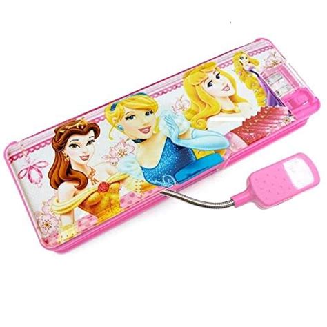 YBN Plastic Multipurpose Magnetic Pencil Box With Led Lamp Light & 2 ...