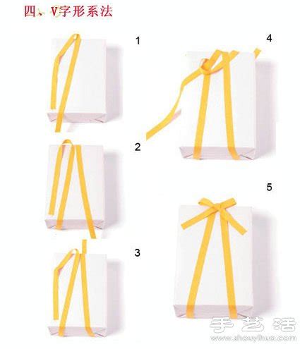 打包礼物怎么系绳最新素材