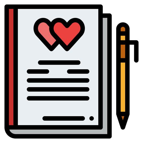 Notebook - Free valentines day icons