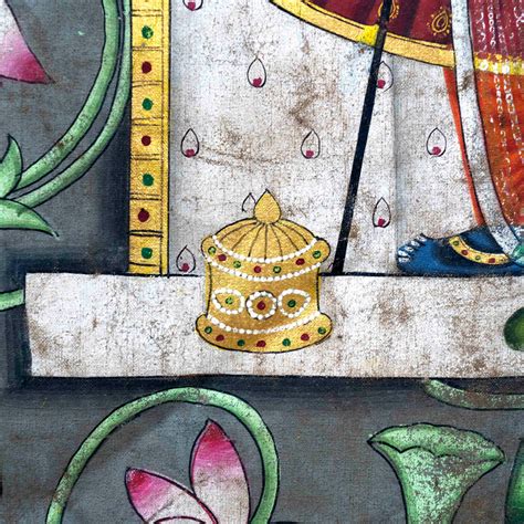 Buy Paintings | Shri Rajbhog Swaroop Kamal Talai Pichwai Painting ...