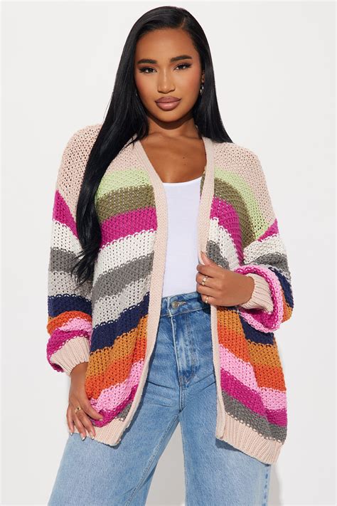 Maximalist Striped Cardigan - Multi Color | Fashion Nova