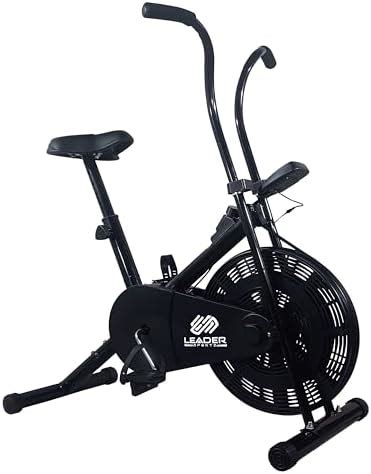 Leader Sportz Airmax Upright Exercise Air Bike Cycle for Home | Gym ...