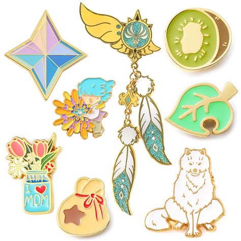 Buy P2465 Genshin Impact Animal Cute Things Enamel Pin Badges on ...