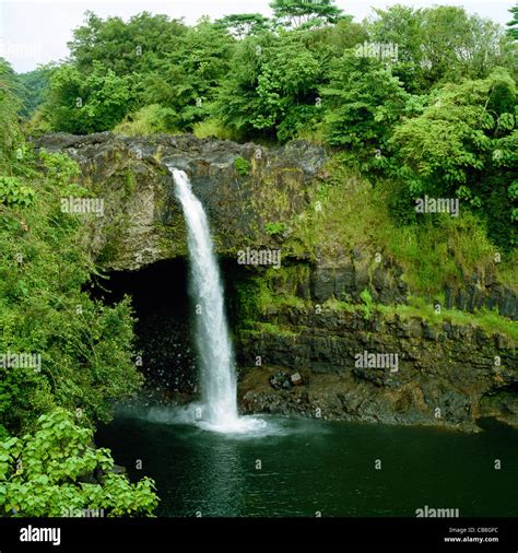 Rainbow Falls Wailuku River State Park Big Island Hawaii ...