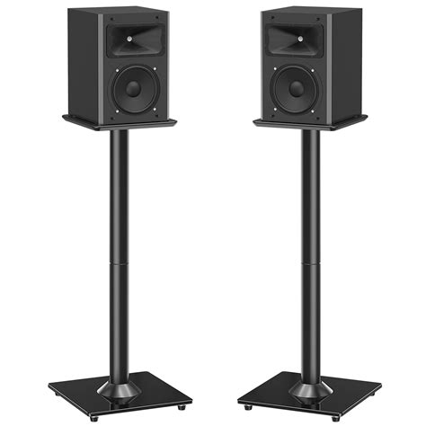 MOUNTUP Universal Speaker Stands Pair for Surround Sound, 31" Height ...