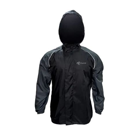 Raida Drymax Waterproof Rain Jacket Black – Motorcycle Riding | Blink2bike