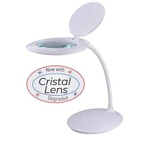 Optike Industrial Desktop Magnifying Lamp 14W KDM9101BO (Square, 4X ...