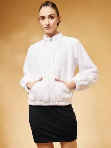 Fur Zipper Jacket With Pockets – Kuchbhilo.in