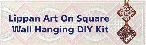 Penkraft Lippan Art on Square Wall Hanging DIY Kit | Free Video ...