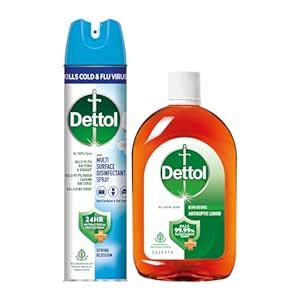 Dettol Antiseptic Disinfectant liquid for First aid, 250ml and Dettol ...