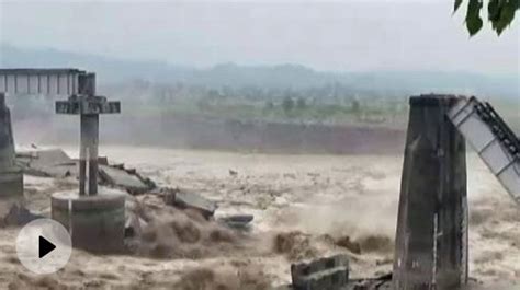 Chakki Bridge Collapsed Due To Floods In Himachal, Rail Traffic Disrupted