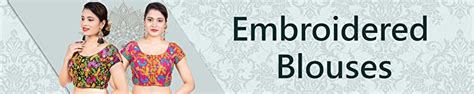 Amazon.in: femmibella: Embroidered Blouse