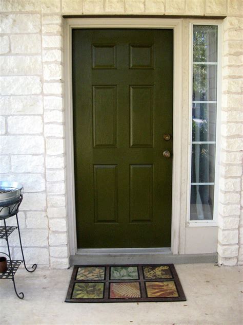 Green Front Door Color Inspiration