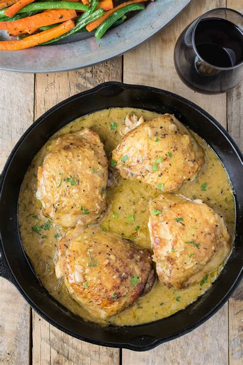 Easy Skillet Dijon Chicken - Culinary Ginger