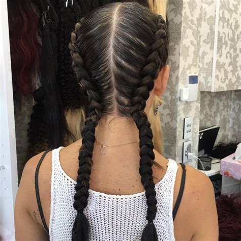 Dutch Braid - 2 Braids with Extensions - All About Braids and Hair ...