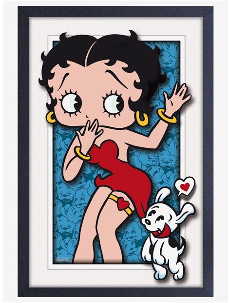 Betty Boop Dog Love Plexi Framed Poster | Hot Topic