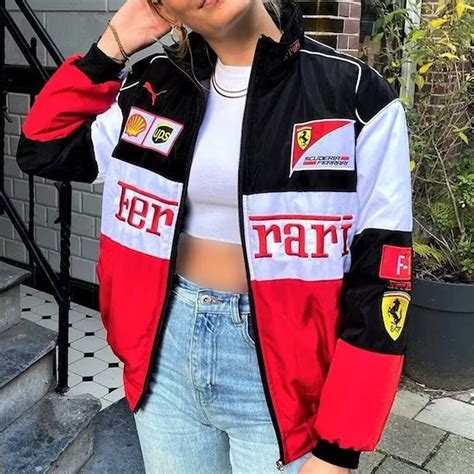 Racing Jacket Vintage Bomber Streetwear for Men & Women - Etsy