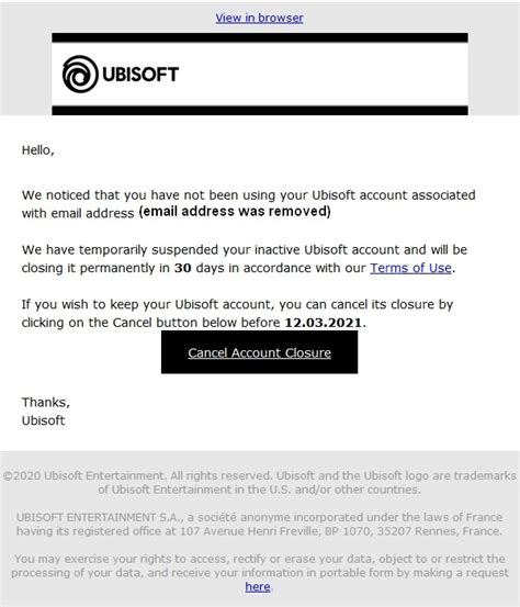 Image result for Ubisoft Account Deletion Tutorial