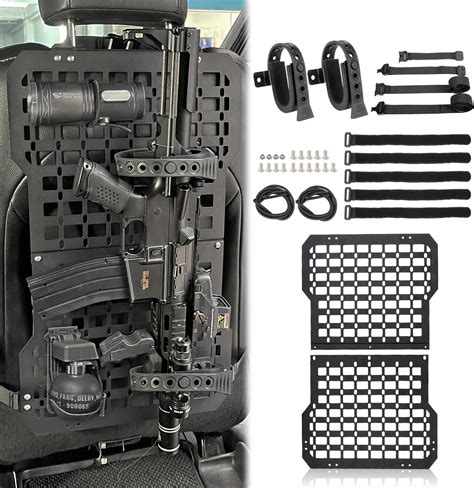 Amazon.com: Winunite 1Pair Black Tactical Car Seat Back Gun Rack Holder ...