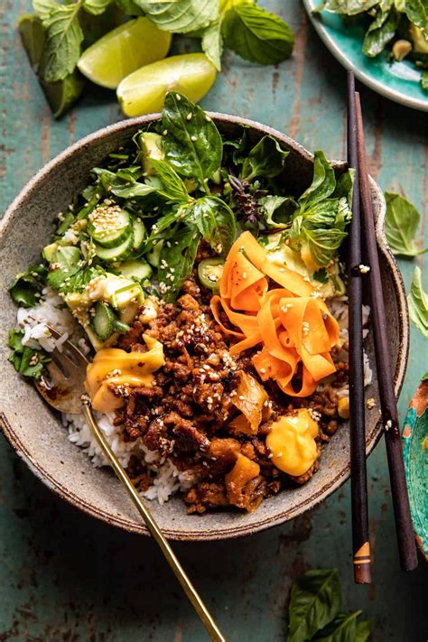 25 Minute Banh Mi Rice Bowls | Recipe | Half baked harvest recipes ...