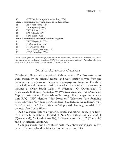 A History of Regional Commercial Television in Australia Michael ...
